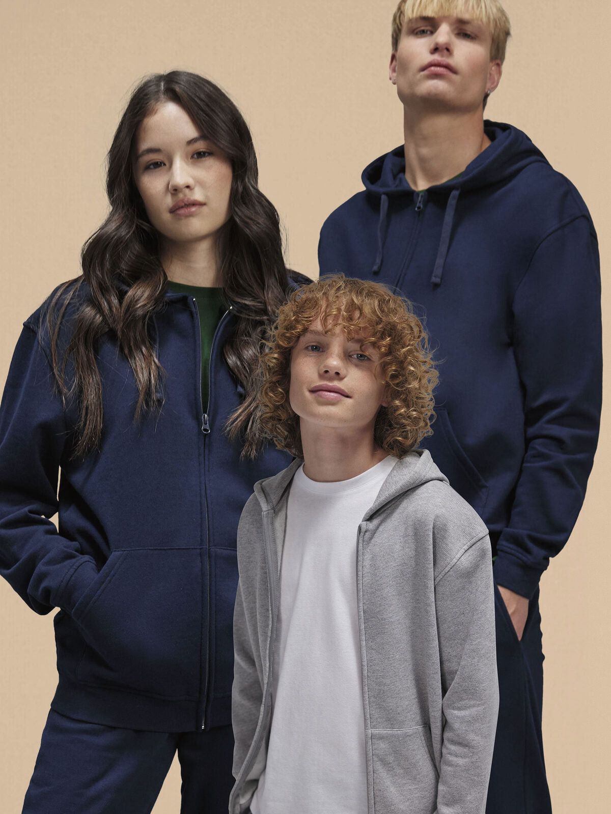 BCWK003 NUOVO B&C ID.334 Zip Hood /kids