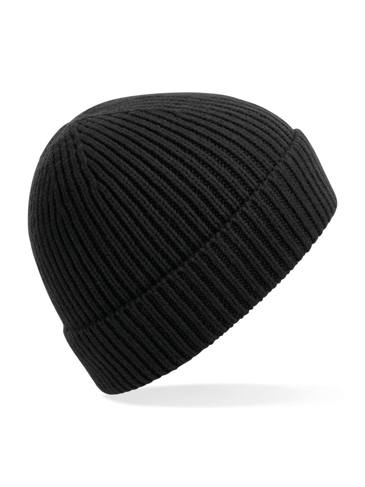 Engineered Knit Ribbed Beanie