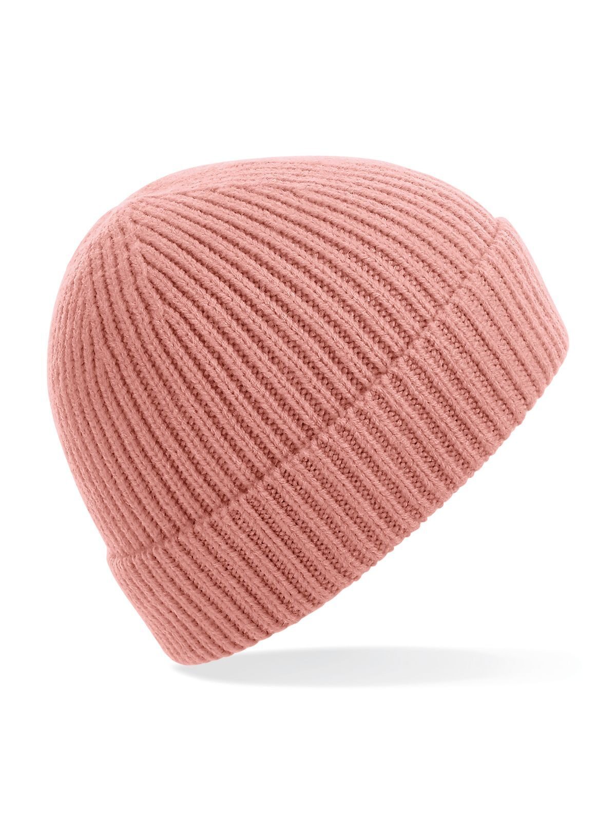 Engineered Knit Ribbed Beanie
