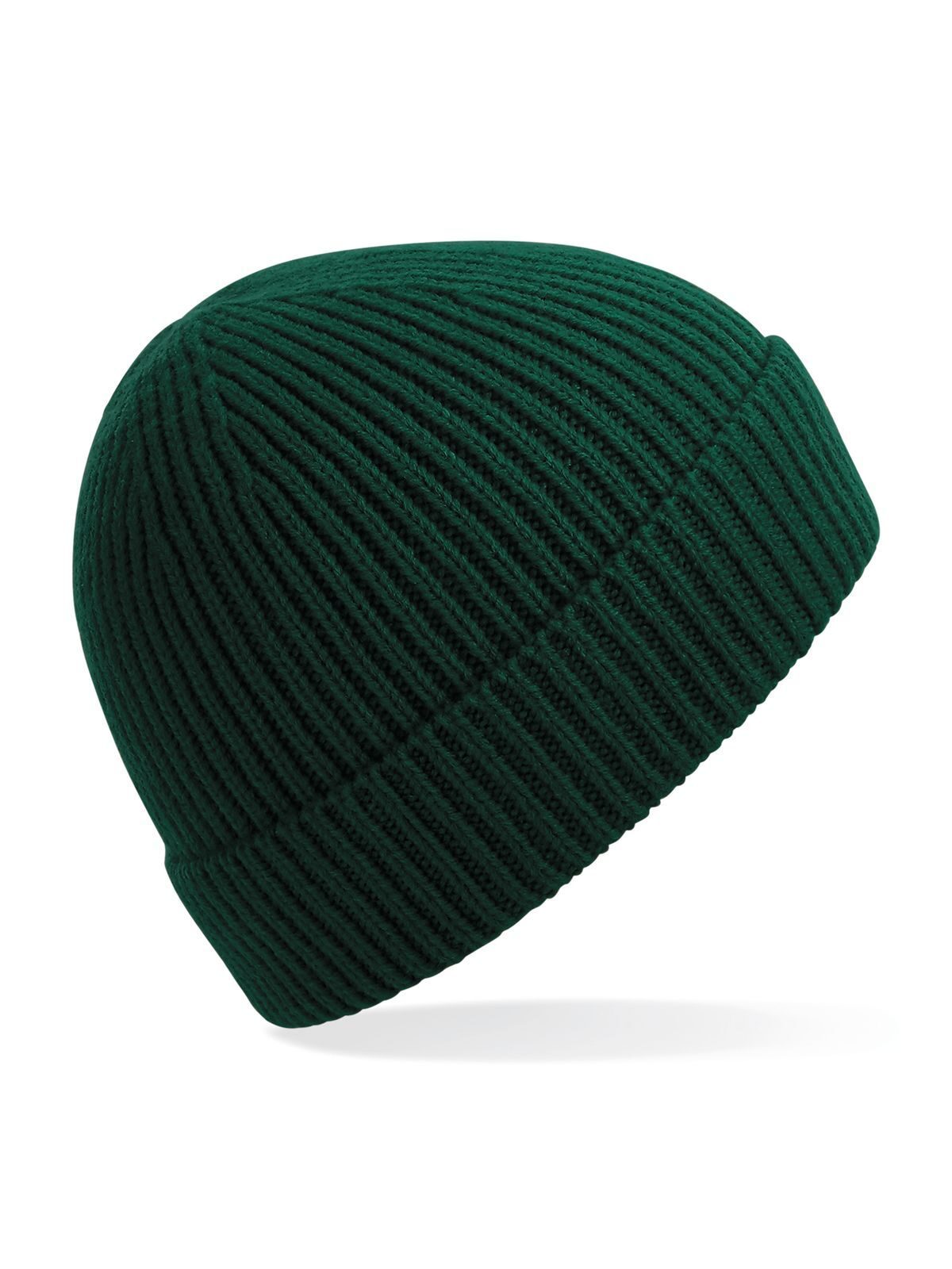 Engineered Knit Ribbed Beanie