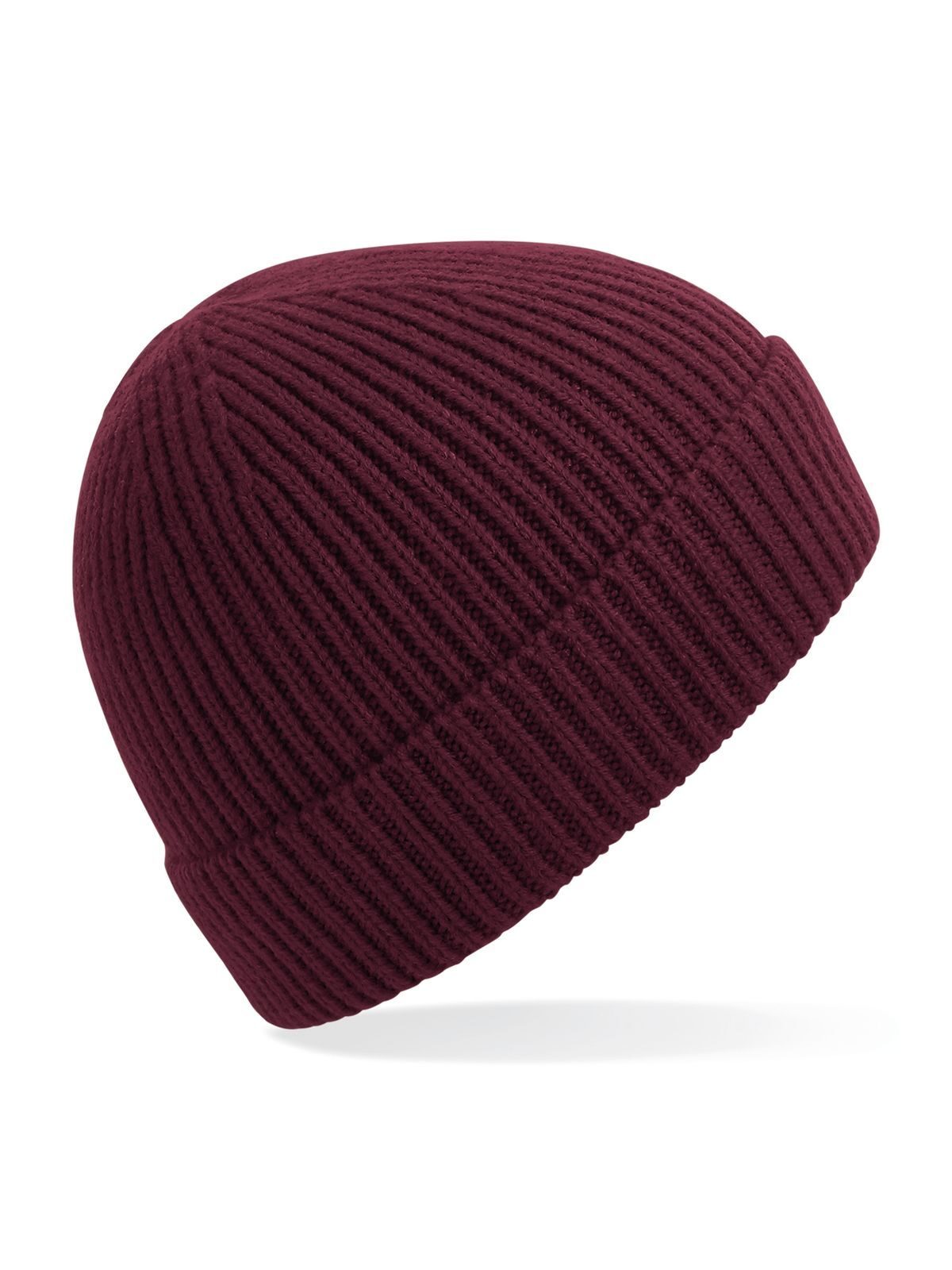 Engineered Knit Ribbed Beanie