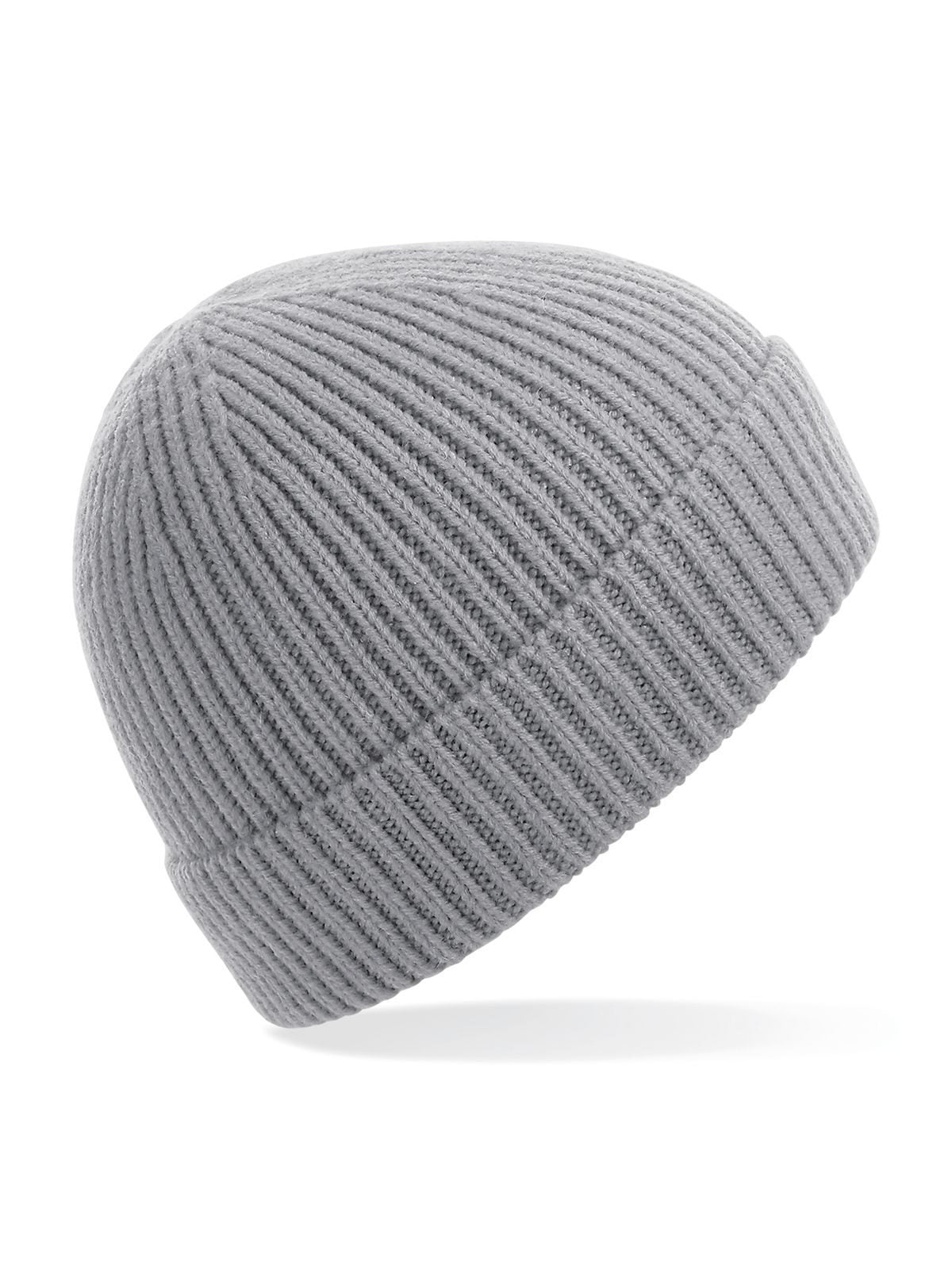 Engineered Knit Ribbed Beanie