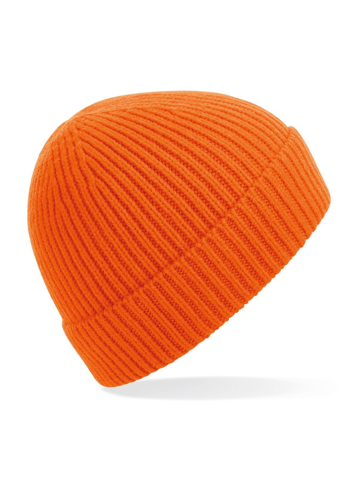 Engineered Knit Ribbed Beanie