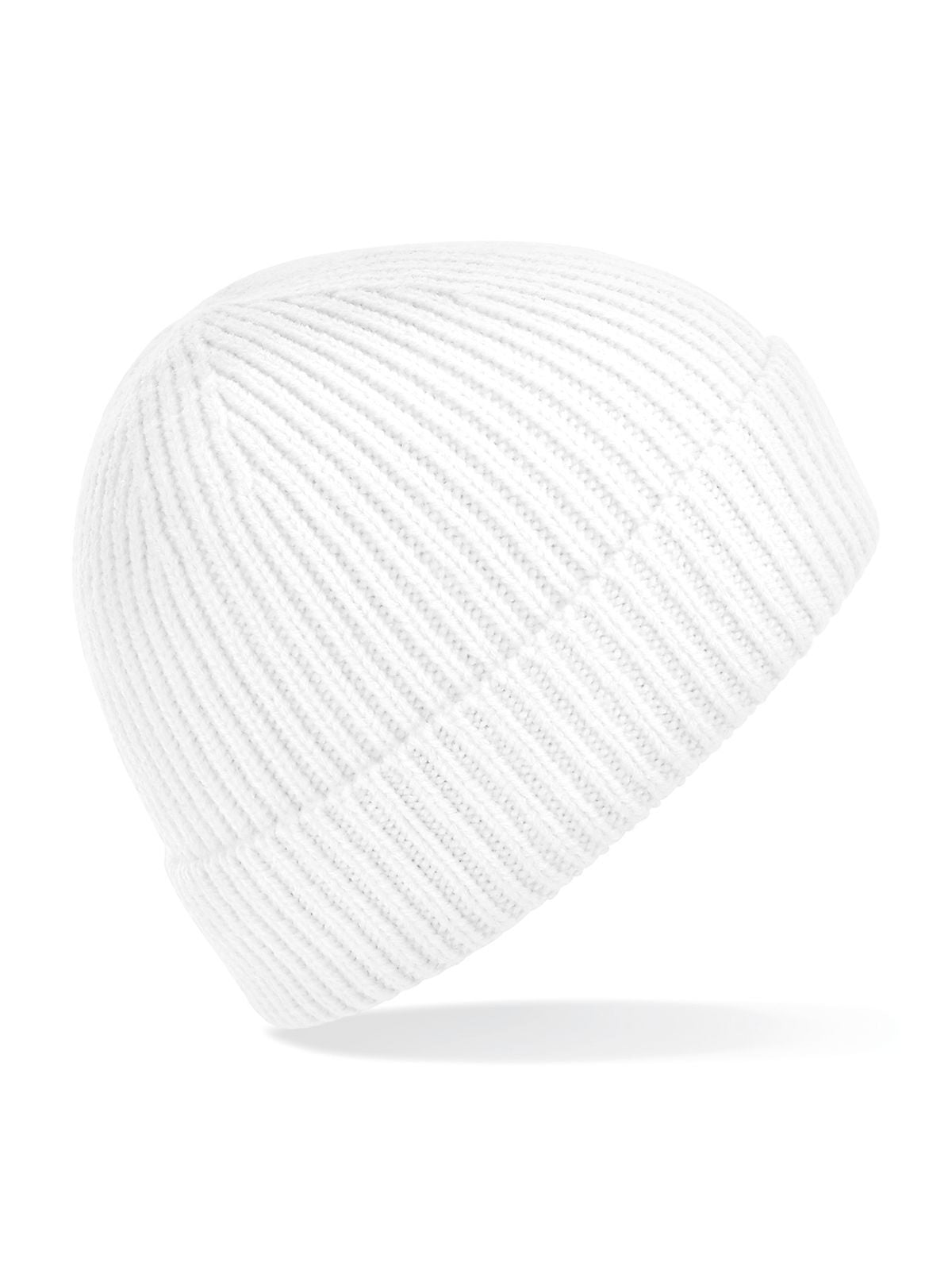 Engineered Knit Ribbed Beanie