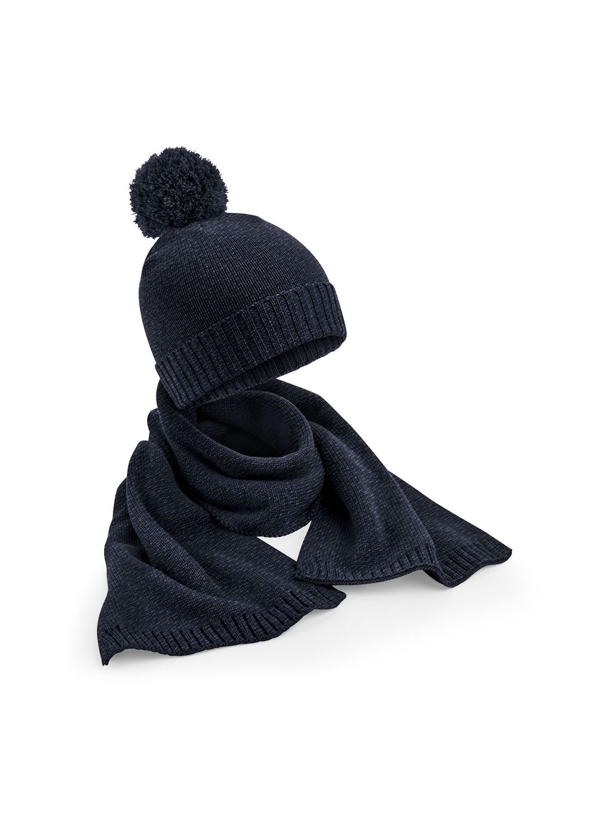 Knitted Scarf and Beanie Gift Set