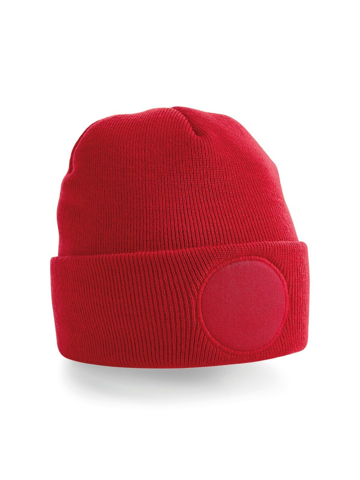 Circular Patch Beanie