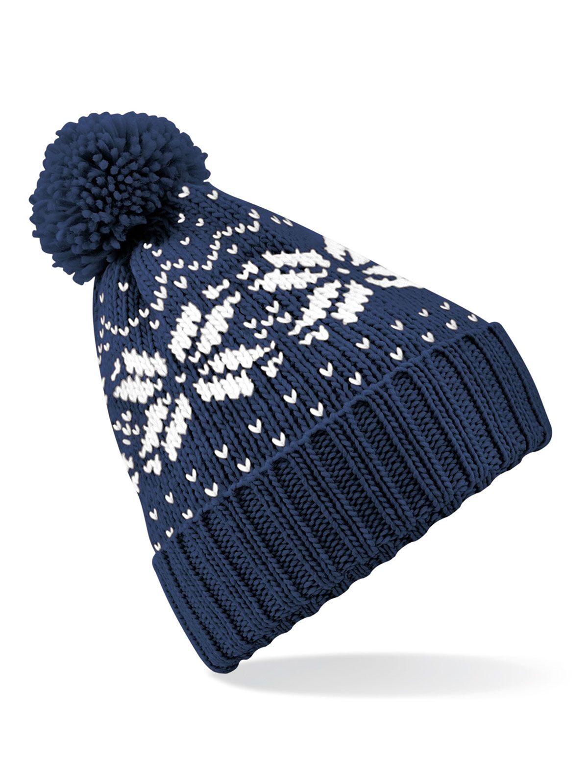 Fair Isle Snowstar Beanie