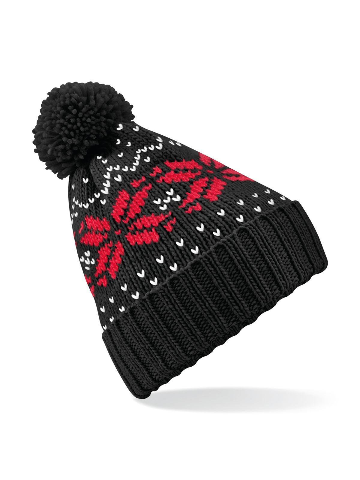 Fair Isle Snowstar Beanie