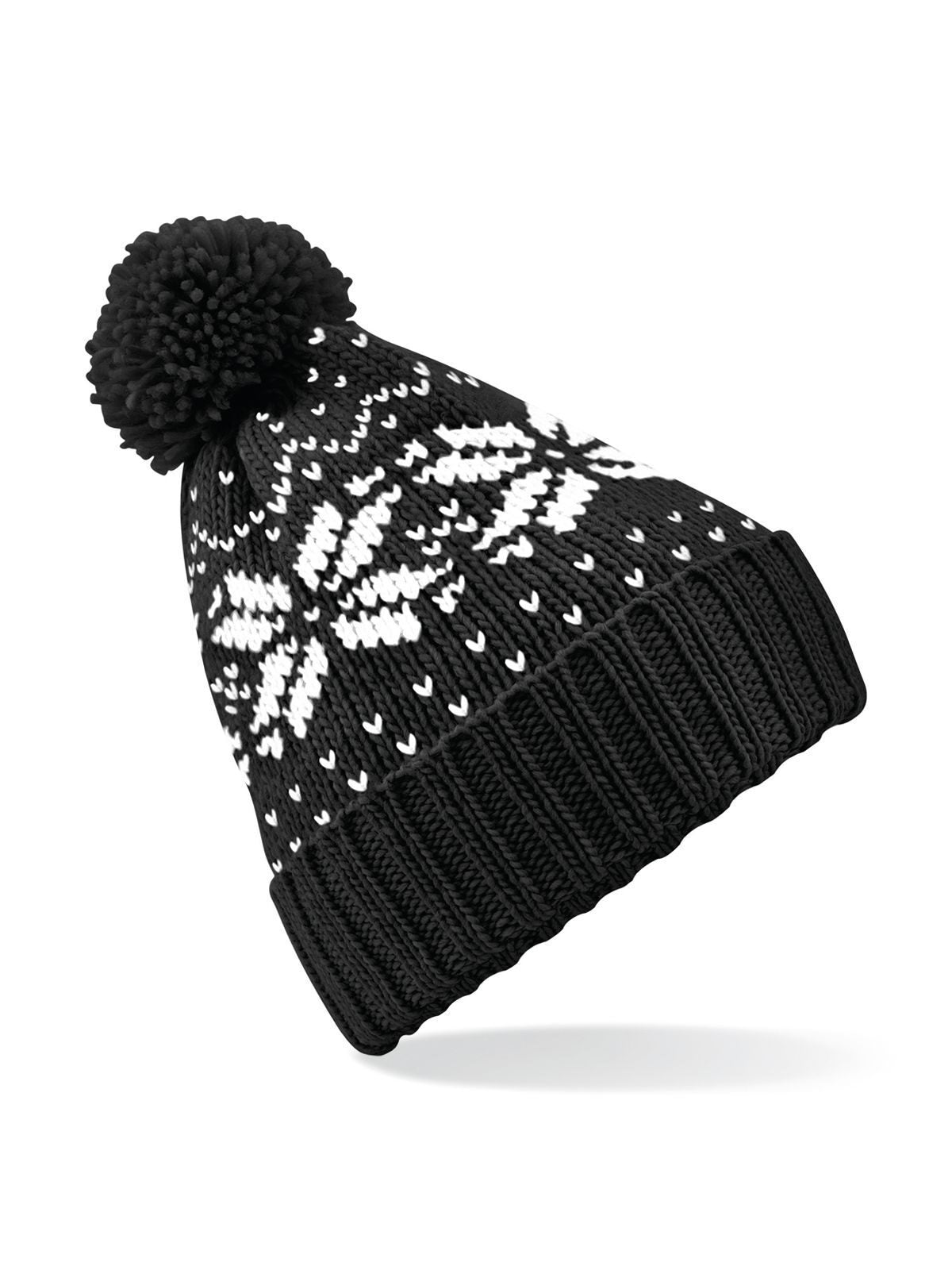 Fair Isle Snowstar Beanie