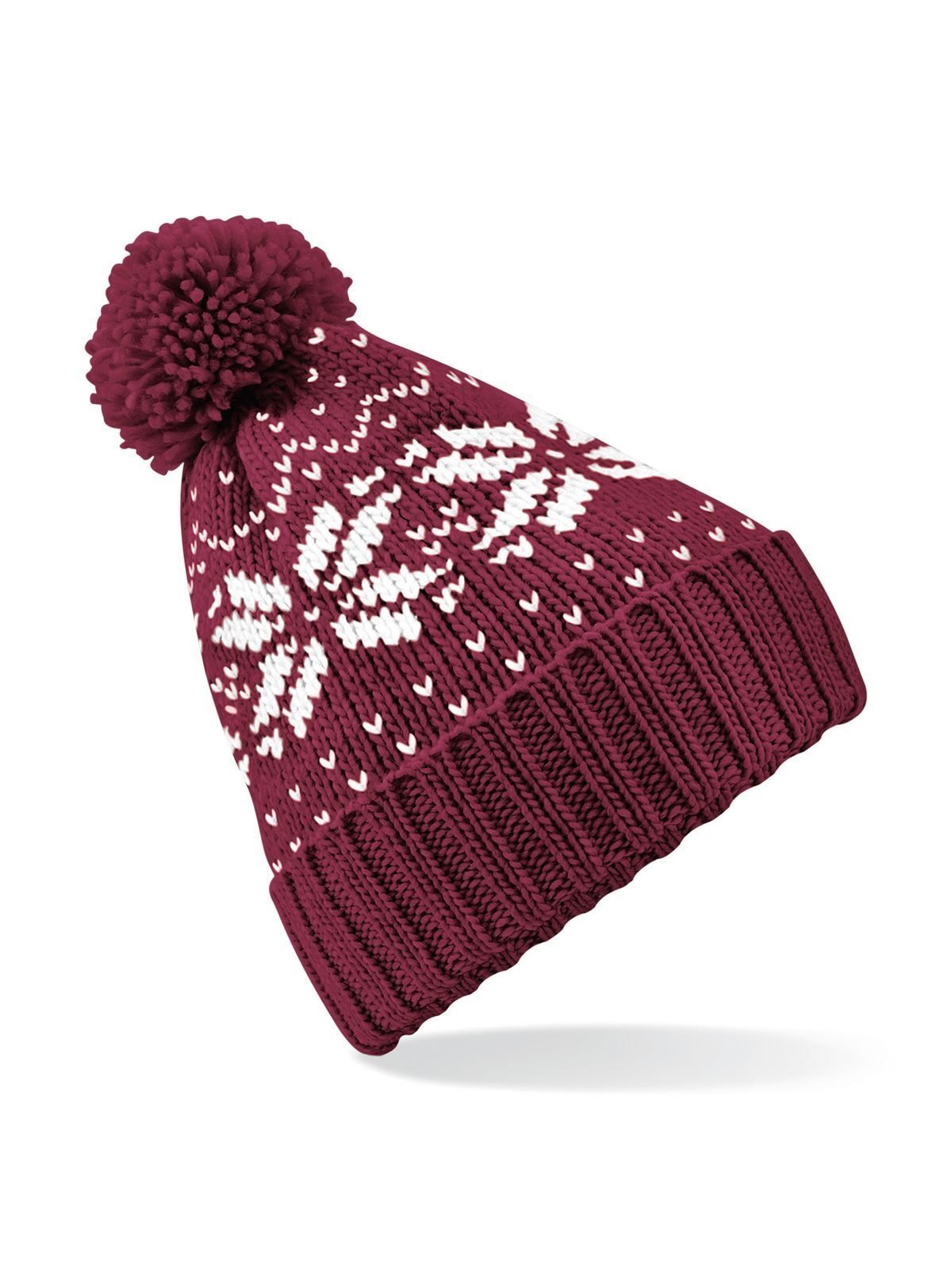 Fair Isle Snowstar Beanie