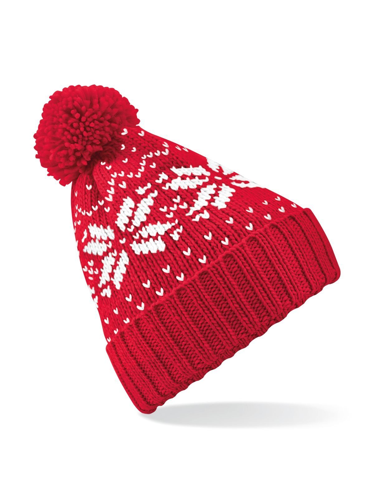 Fair Isle Snowstar Beanie