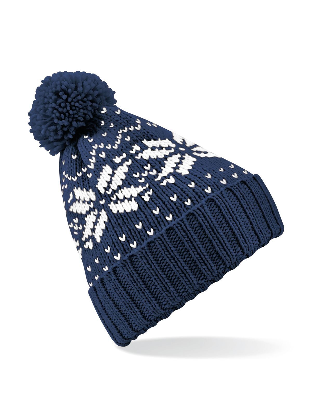 Fair Isle Snowstar Beanie