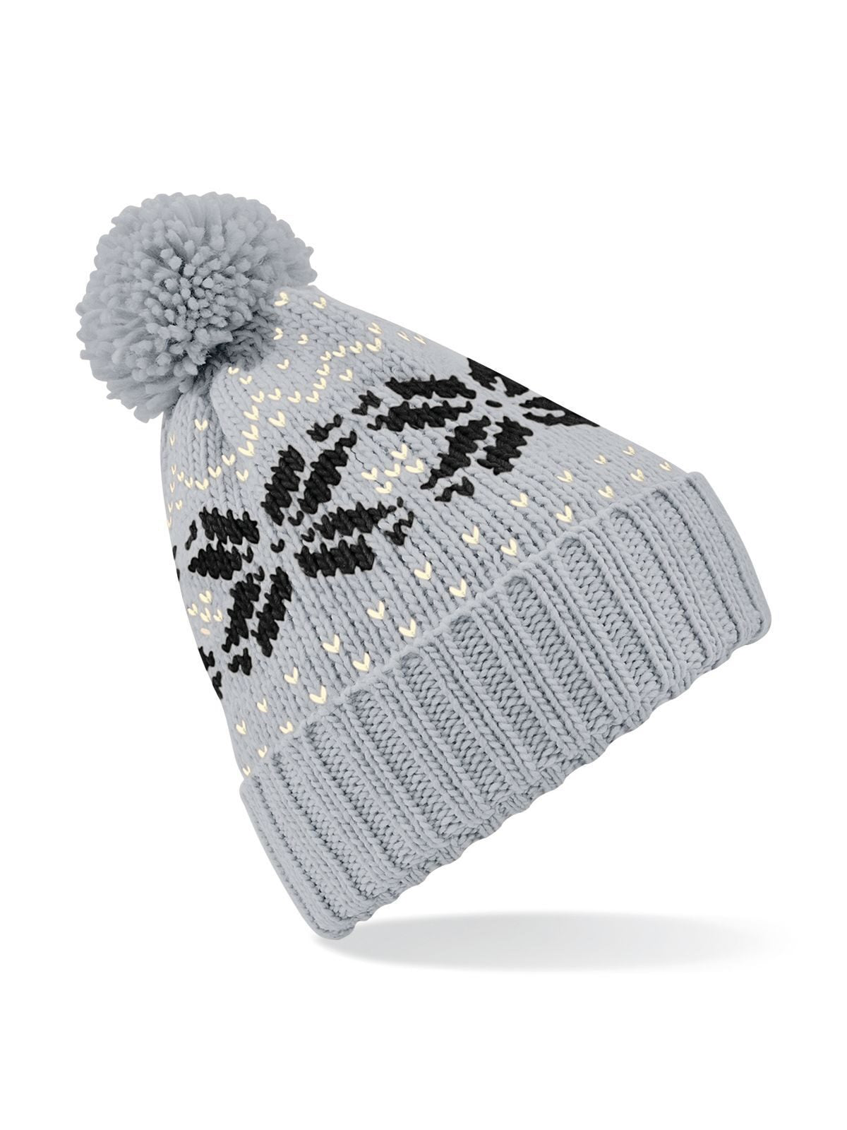 Fair Isle Snowstar Beanie