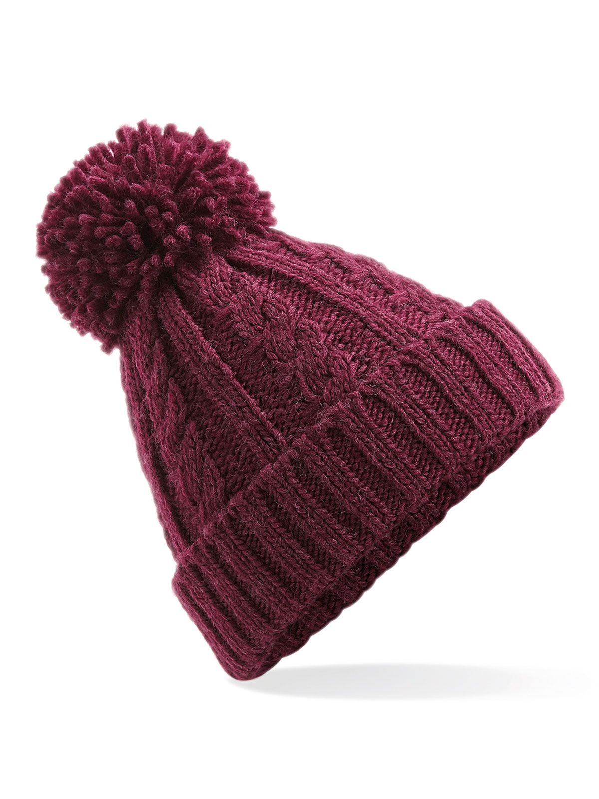 Cable Knit Melange Beanie