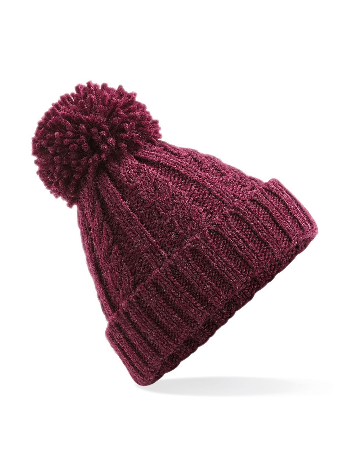 Cable Knit Melange Beanie