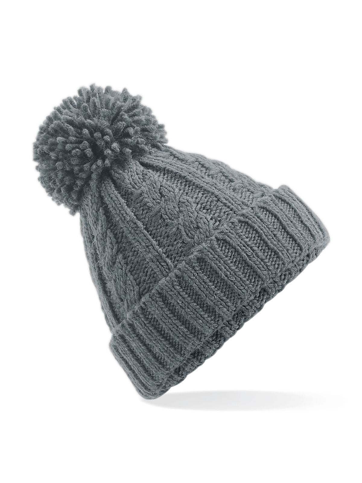 Cable Knit Melange Beanie