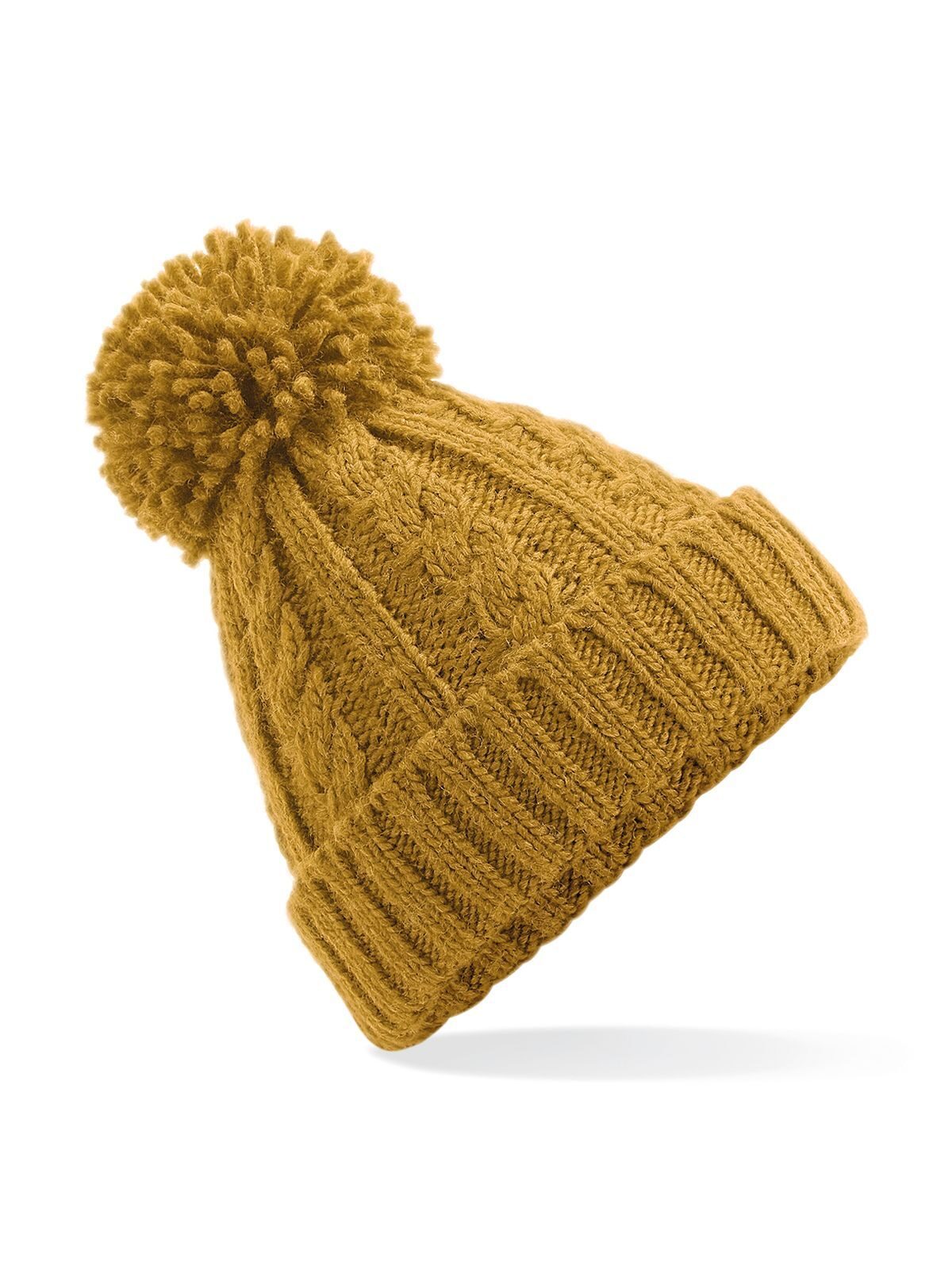 Cable Knit Melange Beanie