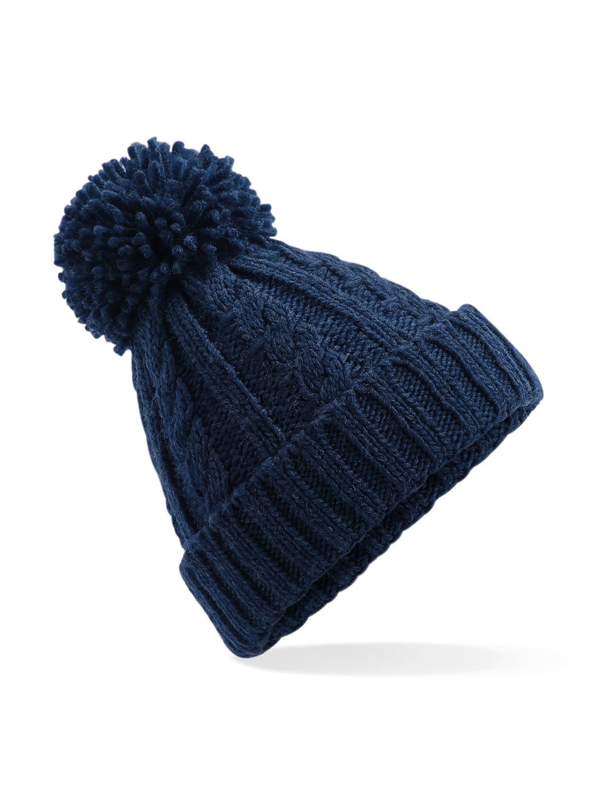 Cable Knit Melange Beanie