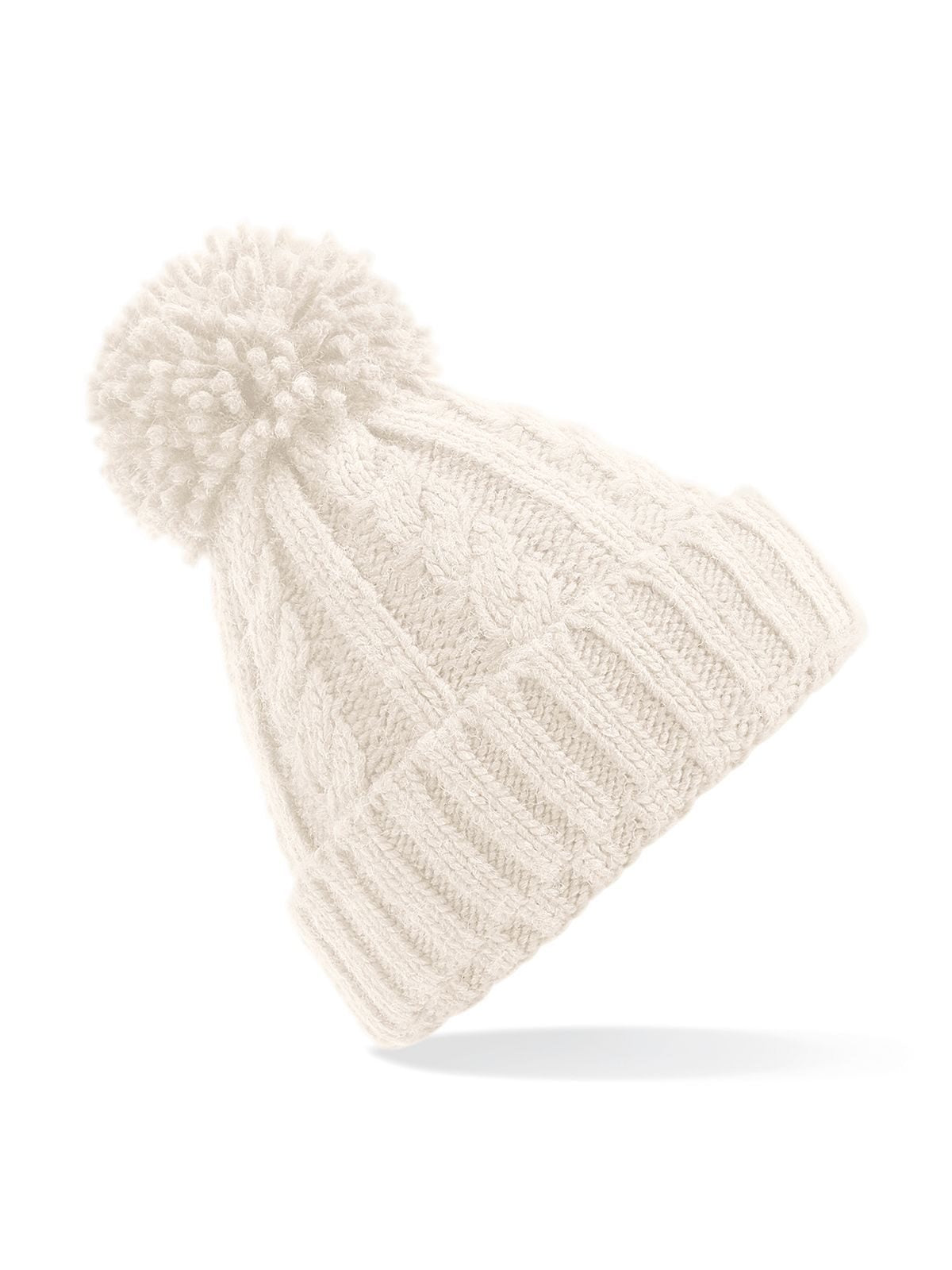 Cable Knit Melange Beanie