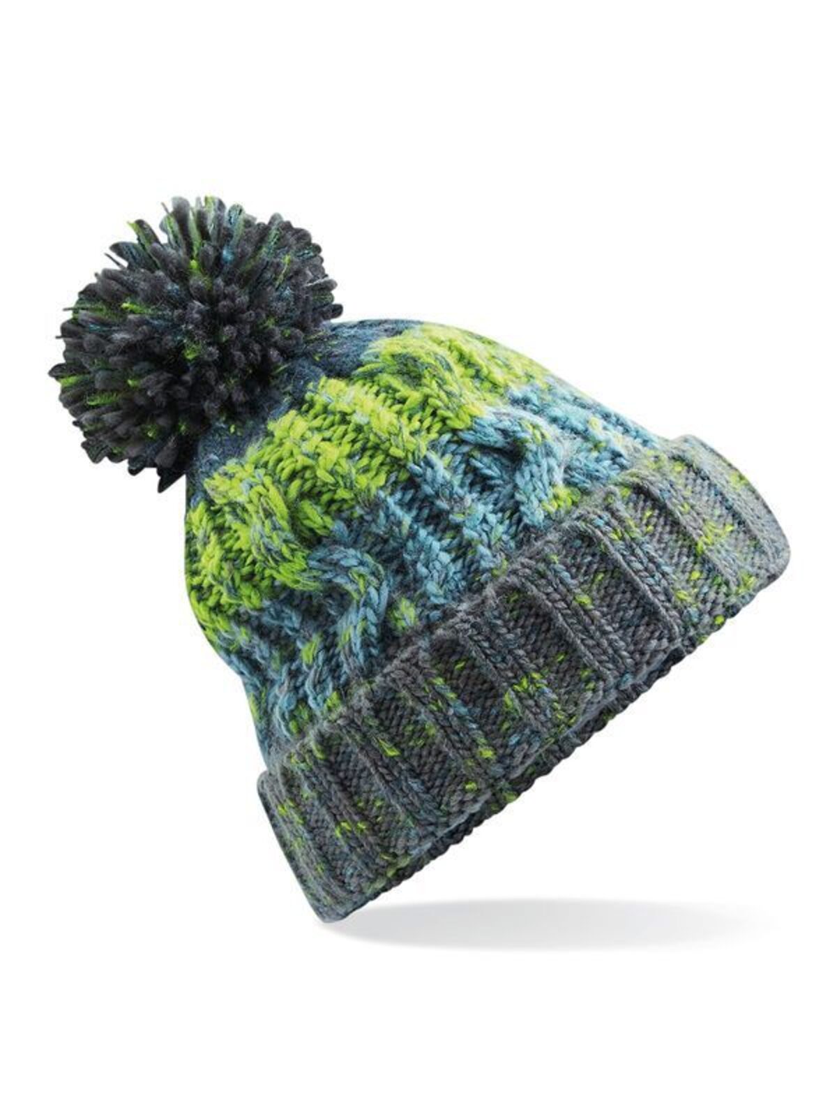 Corkscrew Pom Pom Beanie