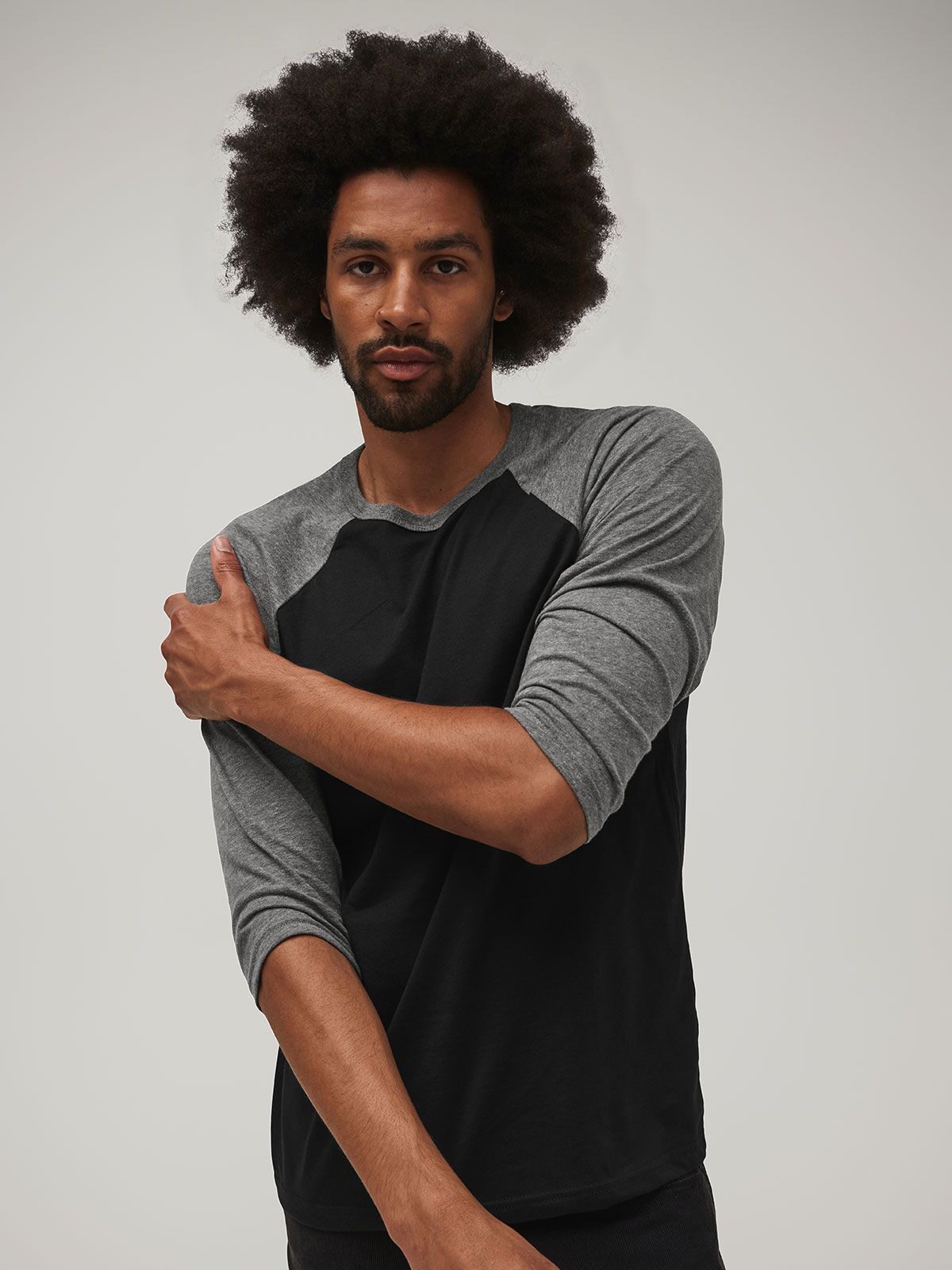 Unisex 3/4 Sleeve Baseball Tee