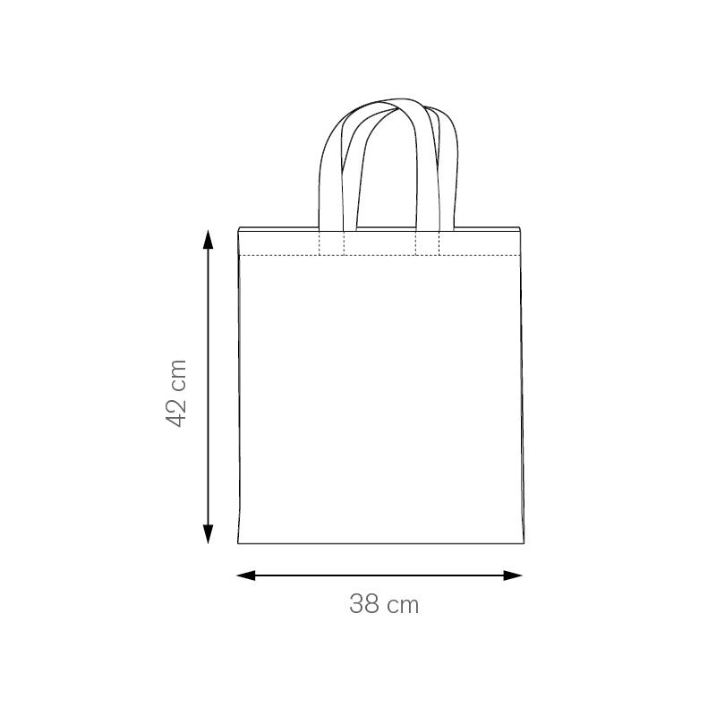 Shopper in cotone manici corti art cairo