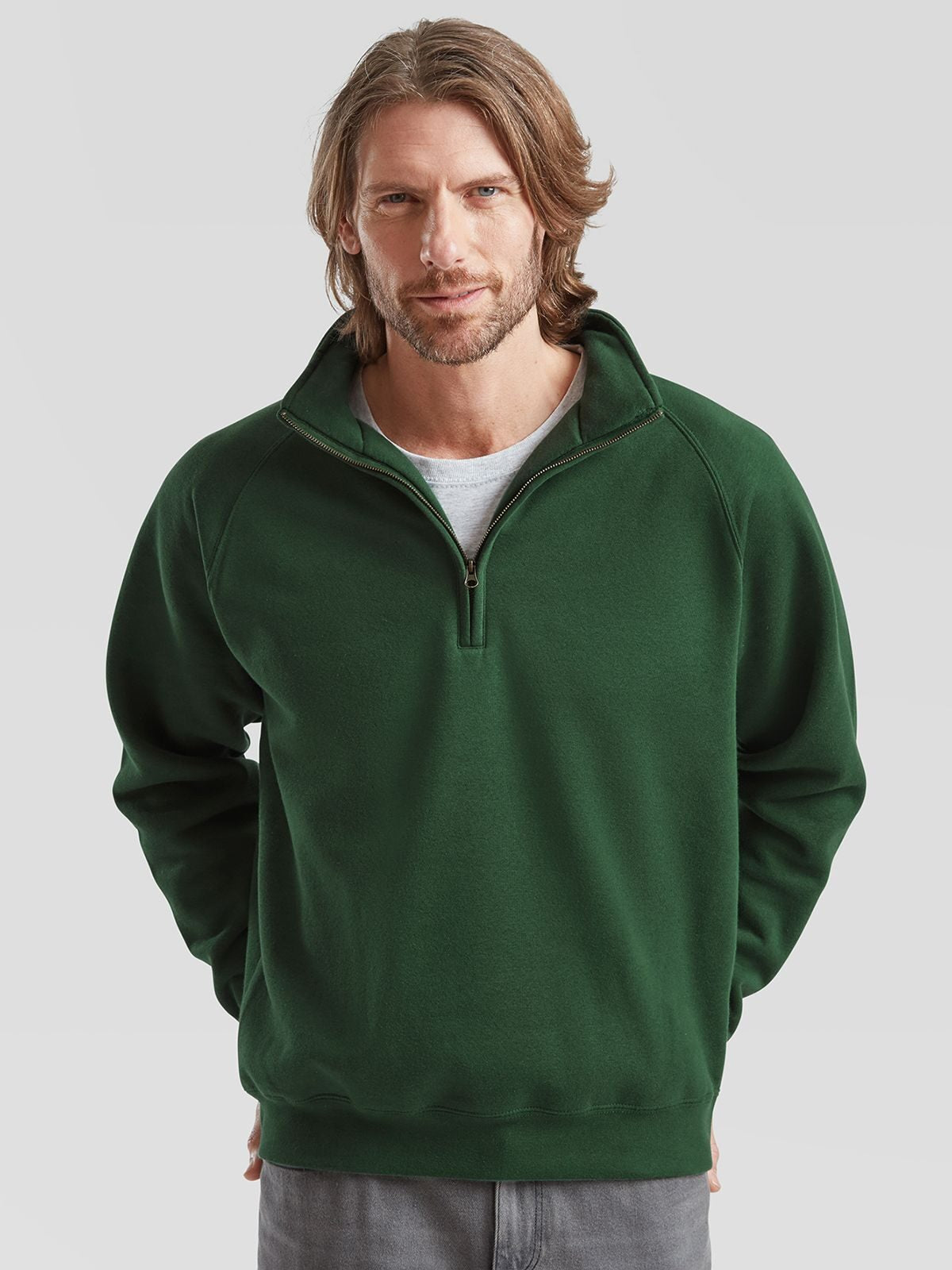 Premium Zip Neck Sweat