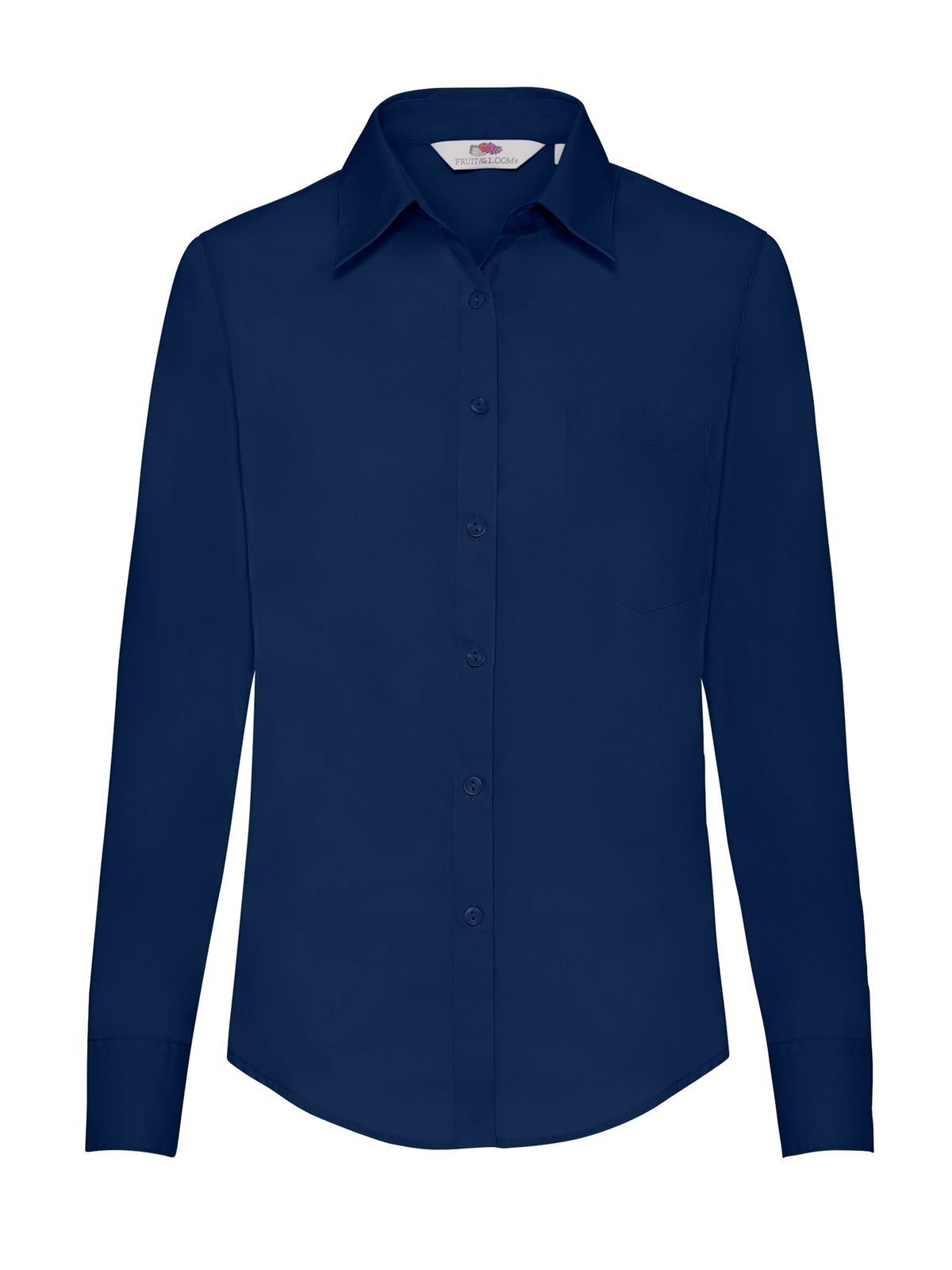 Ladies Poplin Shirt Long Sleeve