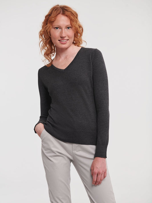 Maglione donna scollo a V