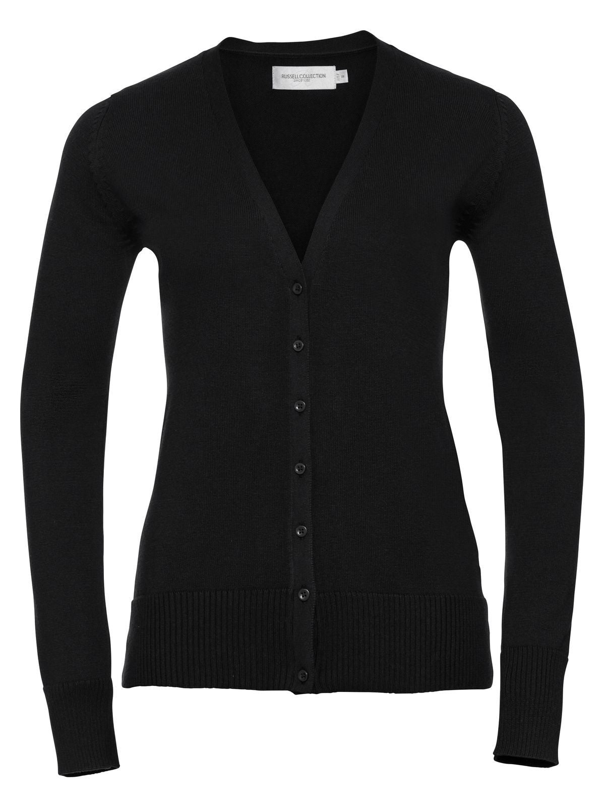 Ladies' V-Neck Knitted Cardigan