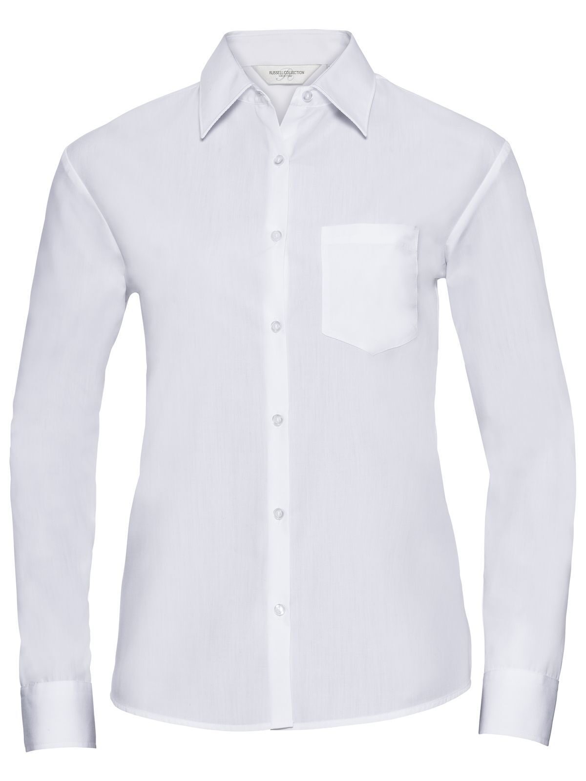 Ladies' Long Sleeve PolyCotton Poplin Shirt