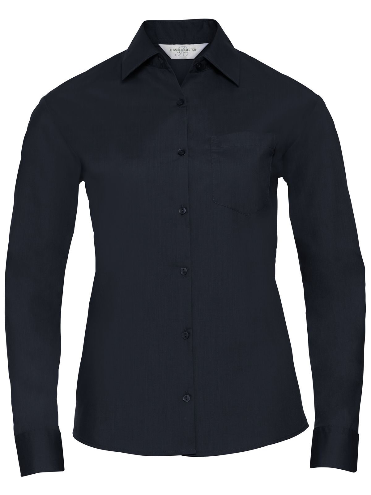 Ladies' Long Sleeve PolyCotton Poplin Shirt