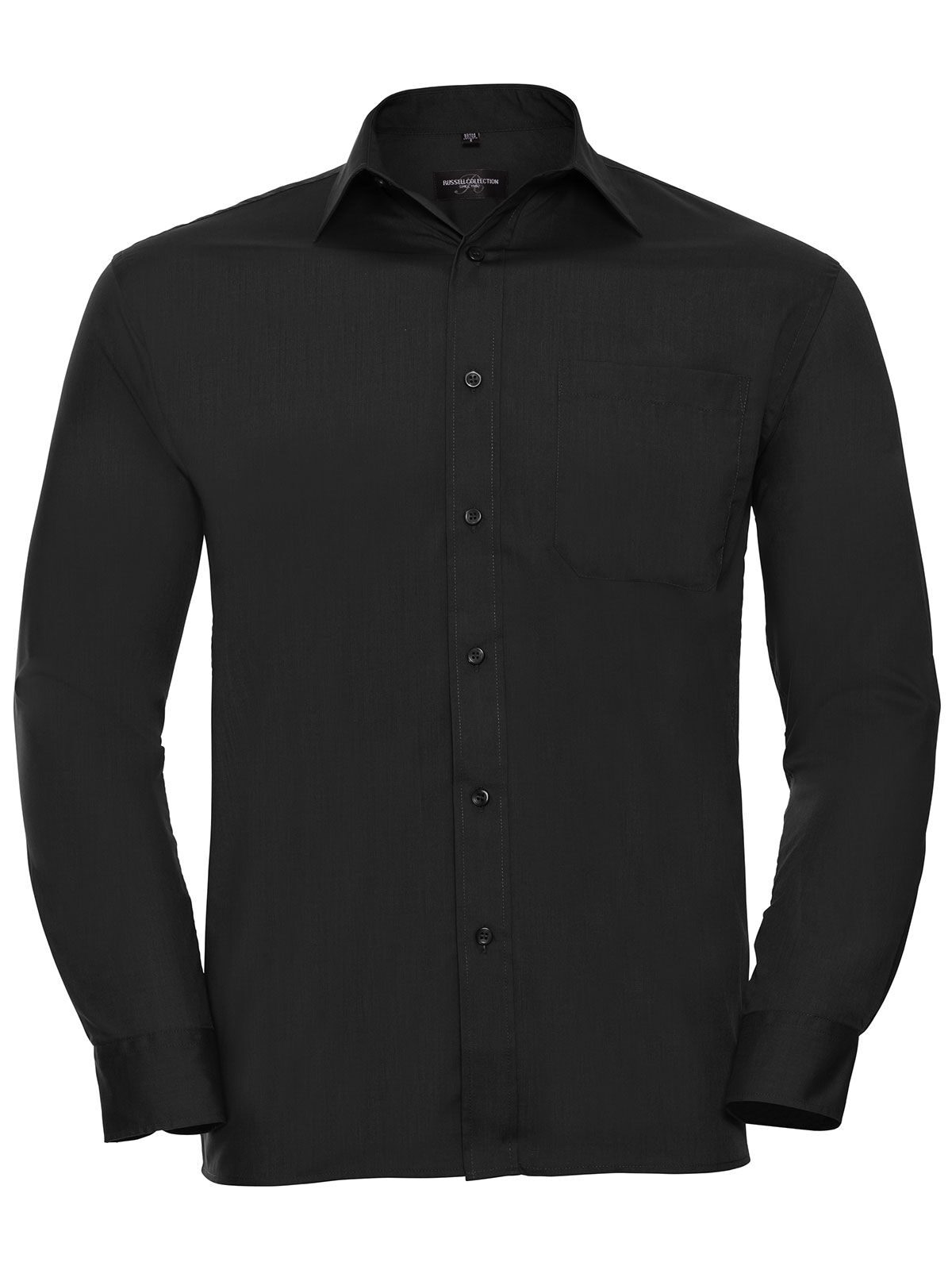Men's Long Sleeve PolyCotton Poplin Shirt