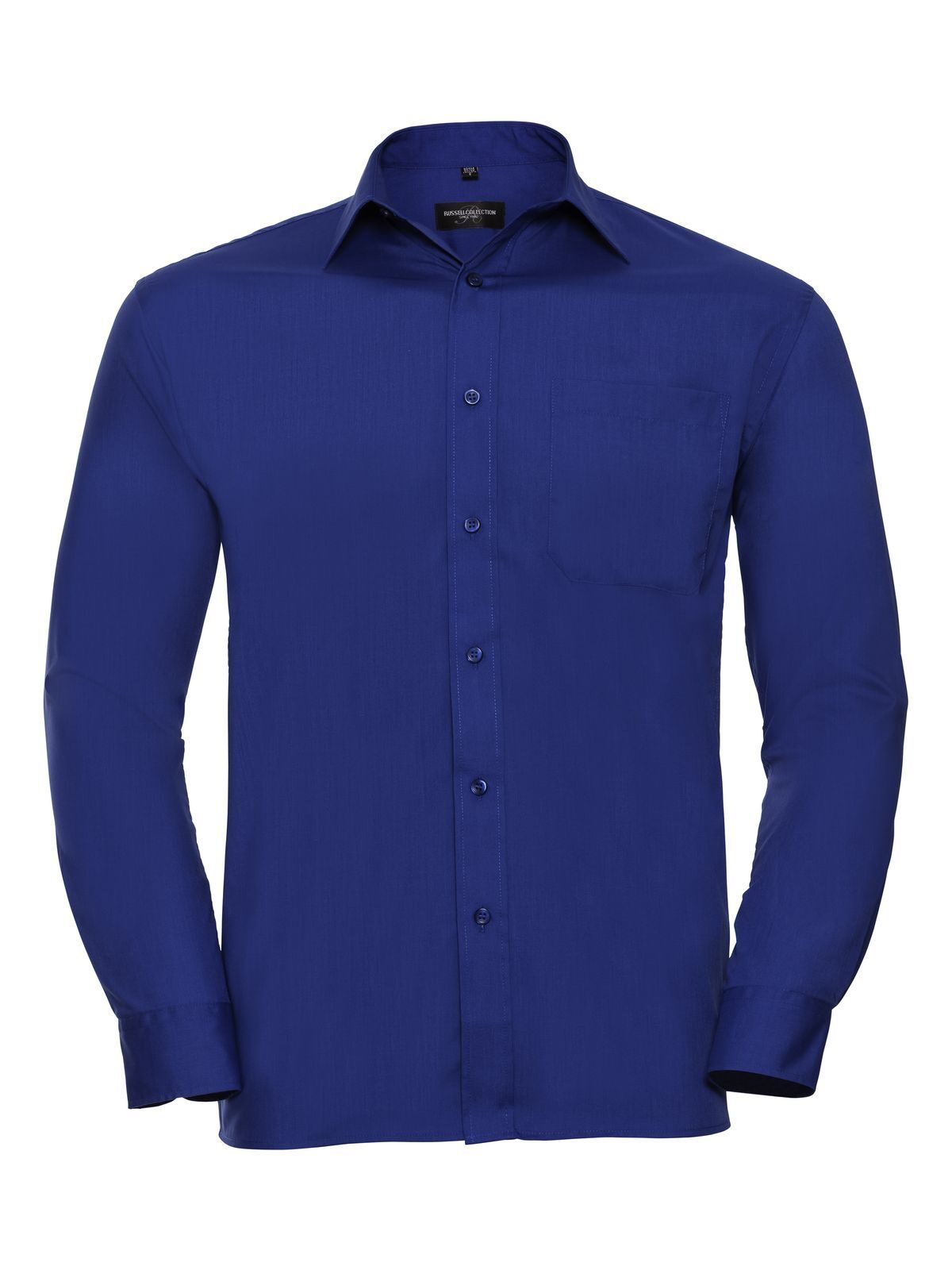 Men's Long Sleeve PolyCotton Poplin Shirt