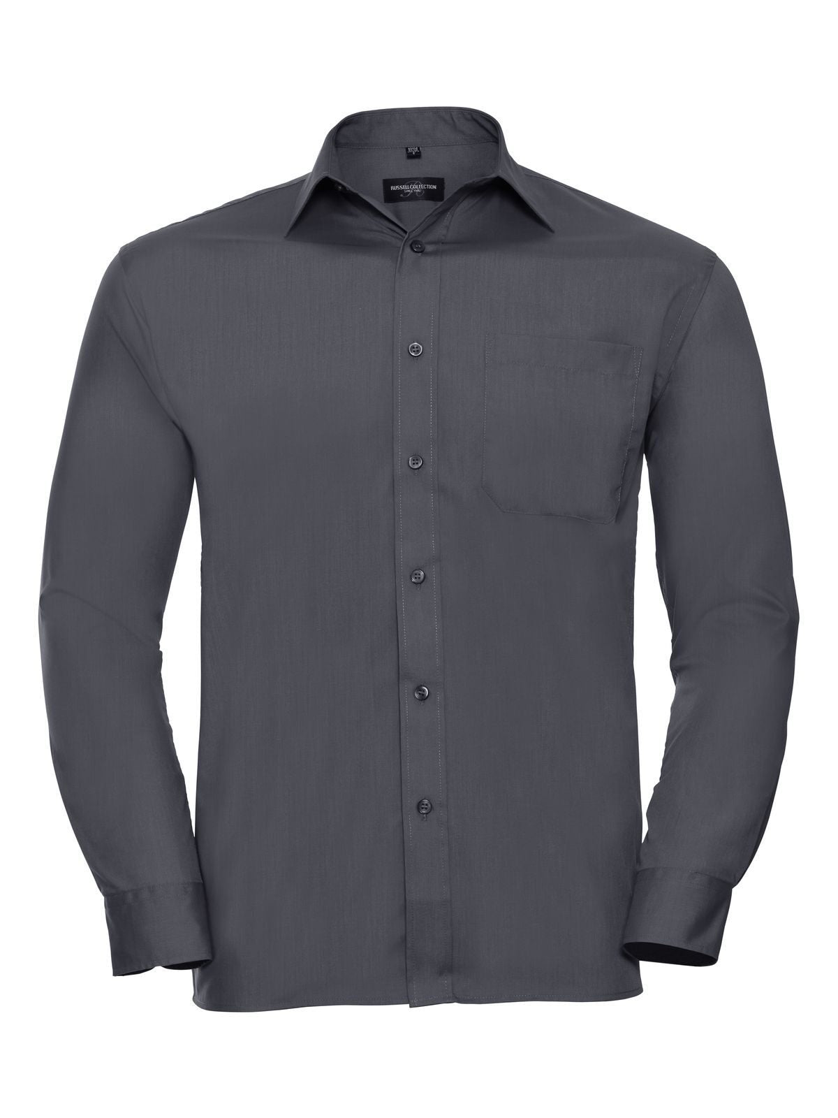 Men's Long Sleeve PolyCotton Poplin Shirt