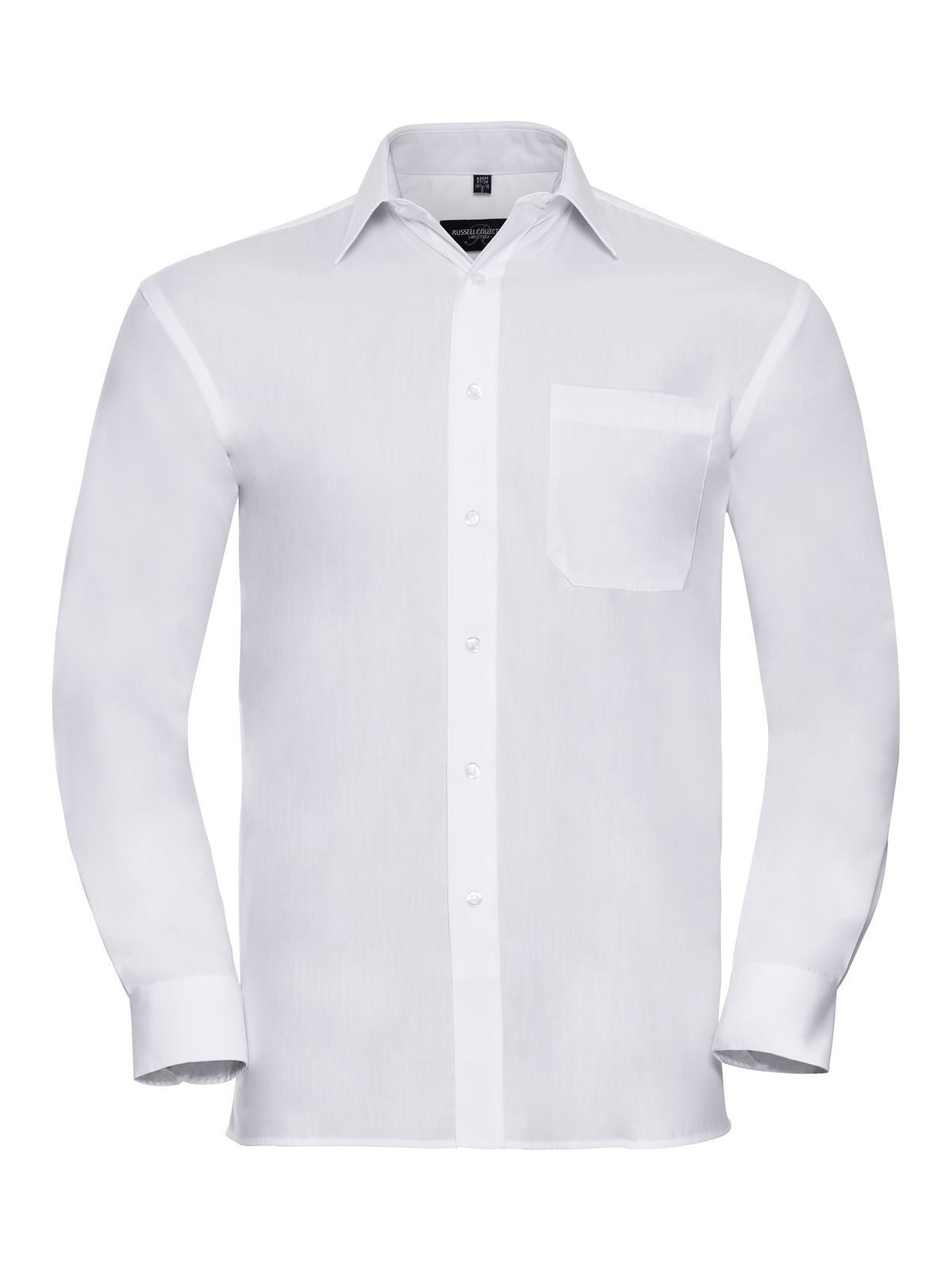 Men's Long Sleeve Pure Cotton Poplin Shirt