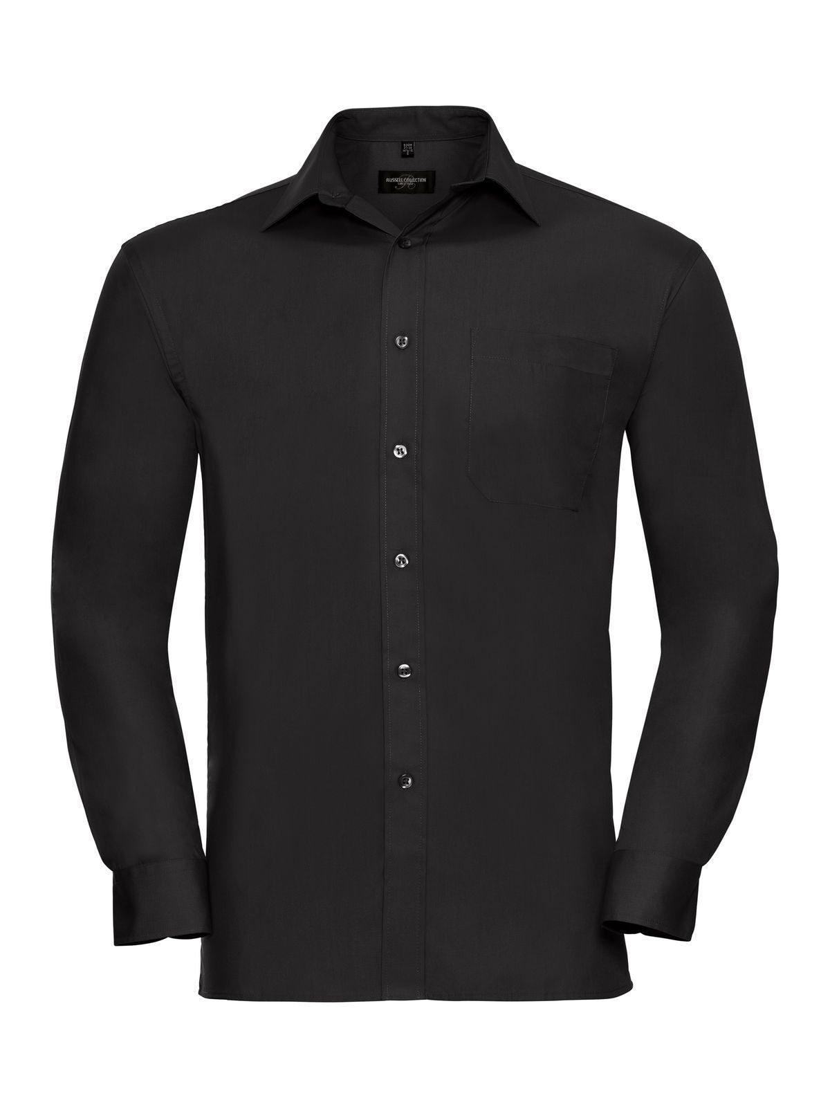 Men's Long Sleeve Pure Cotton Poplin Shirt