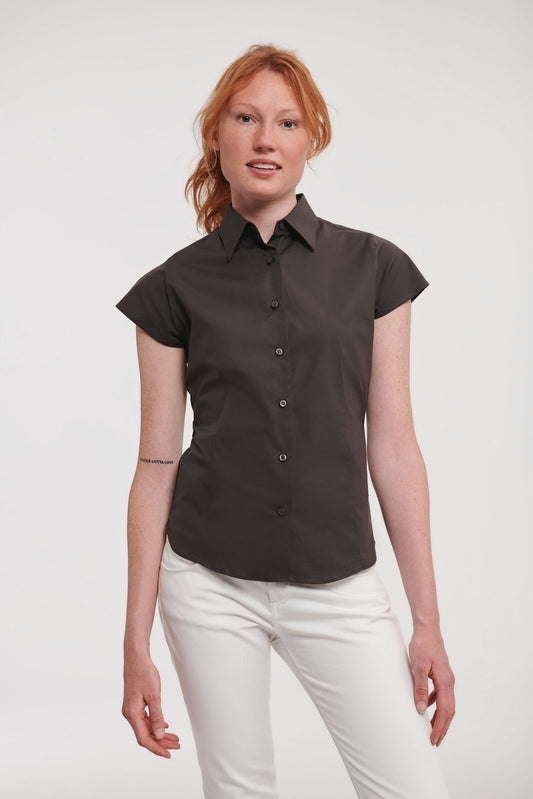 Ladies' Short Sleeve Easy Care Fitted Shirt