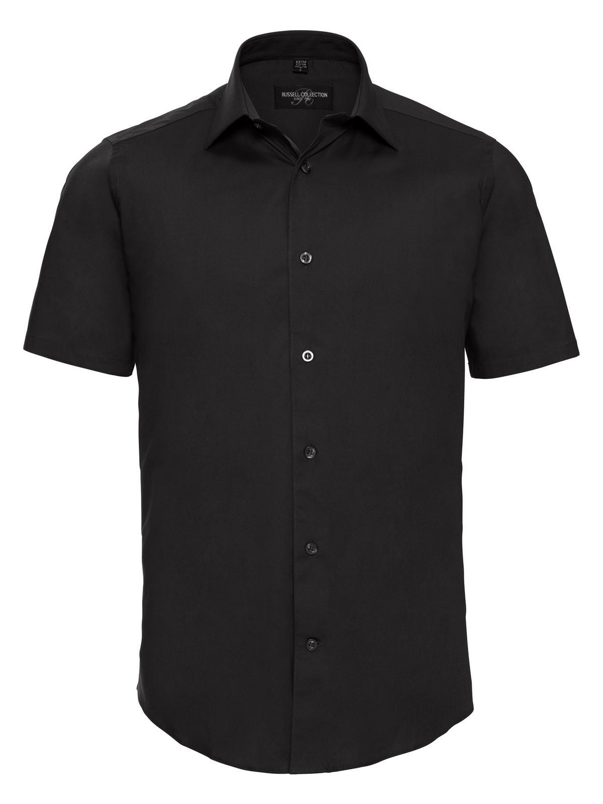 Men's Short Sleeve Easy Care Fitted Shirt
