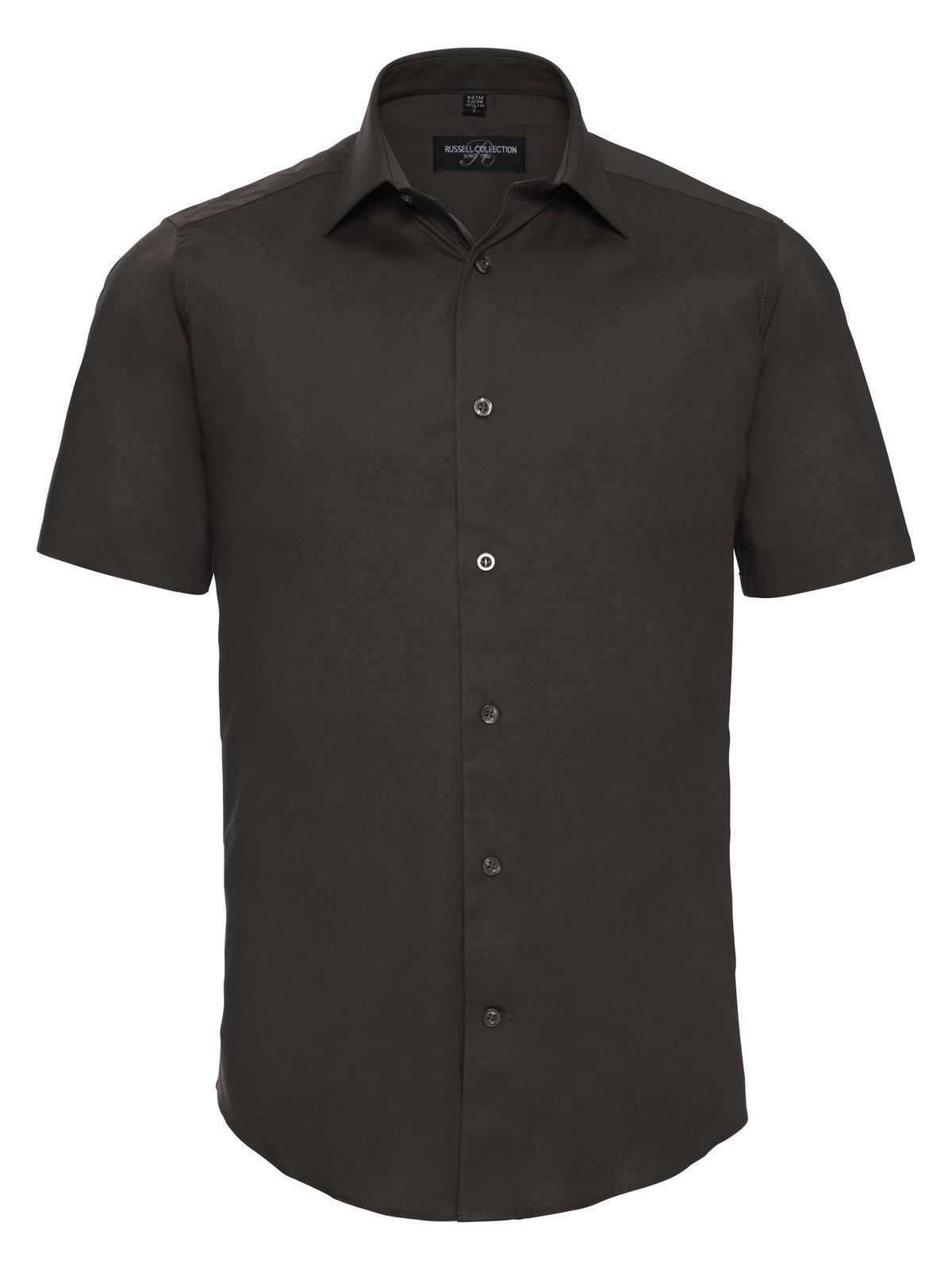 Men's Short Sleeve Easy Care Fitted Shirt