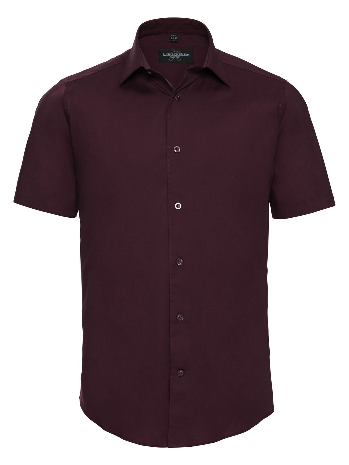 Men's Short Sleeve Easy Care Fitted Shirt