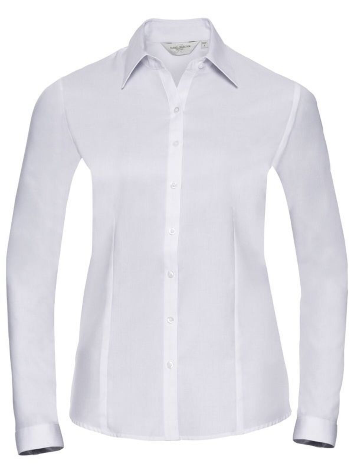 Ladies' Long Sleeve Tailored Herringbone Shirt