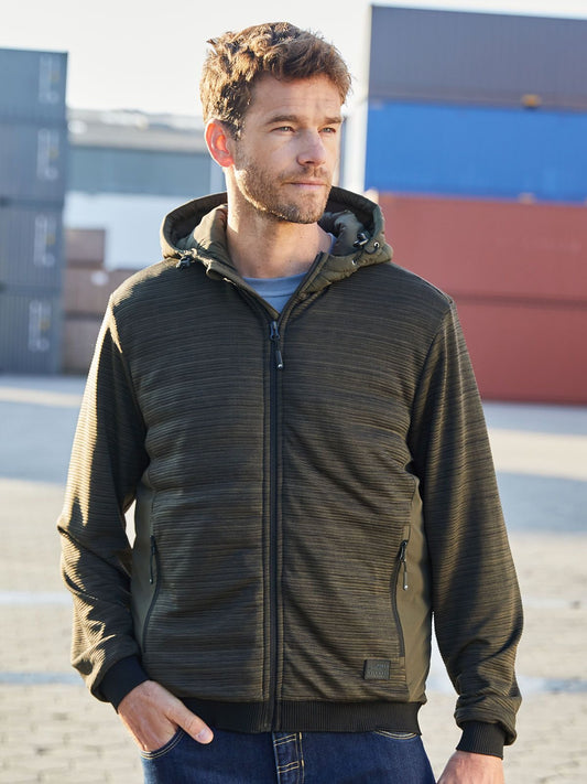 Menâs Padded Hybrid Jacket