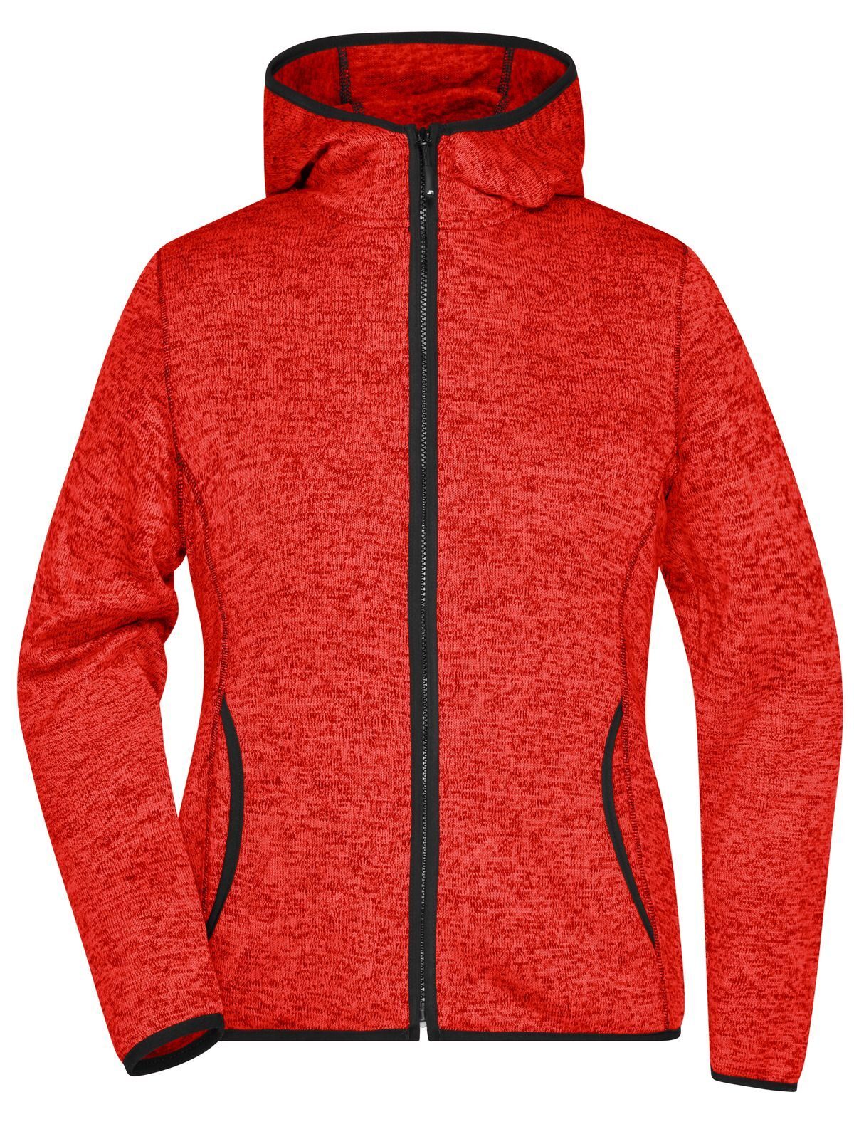 Ladies' Knitted Fleece Hoody