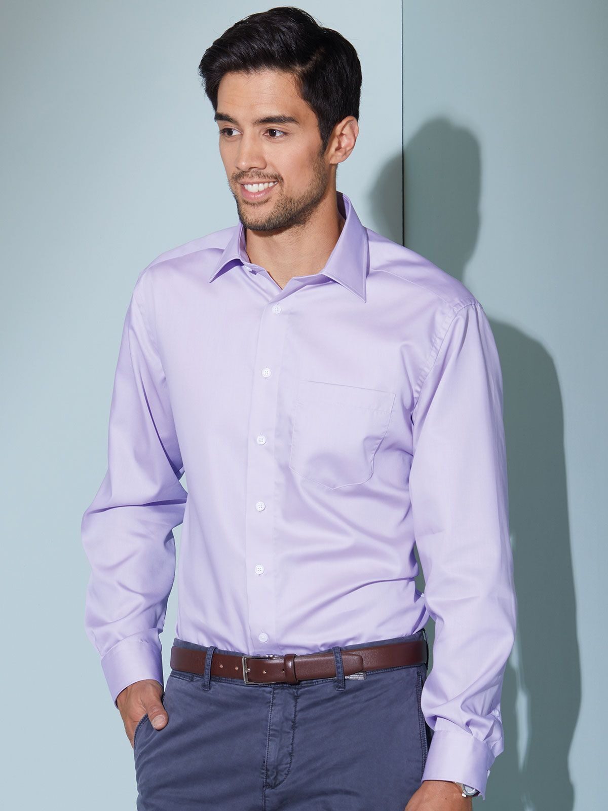 Men's Business Shirt Long-Sleeved