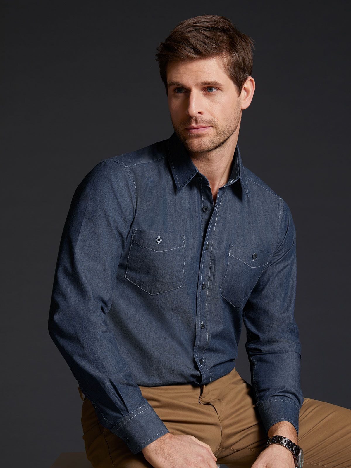 Men's Denim Shirt