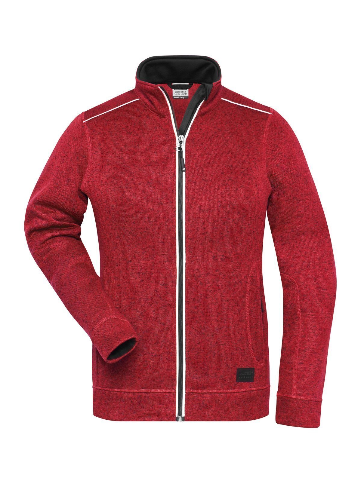 Ladies' Knitted Workwear Fleece Jacket - Solid