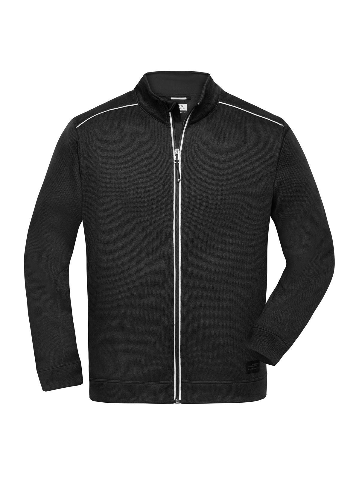 Men's Knitted Workwear Fleece Jacket - Solid