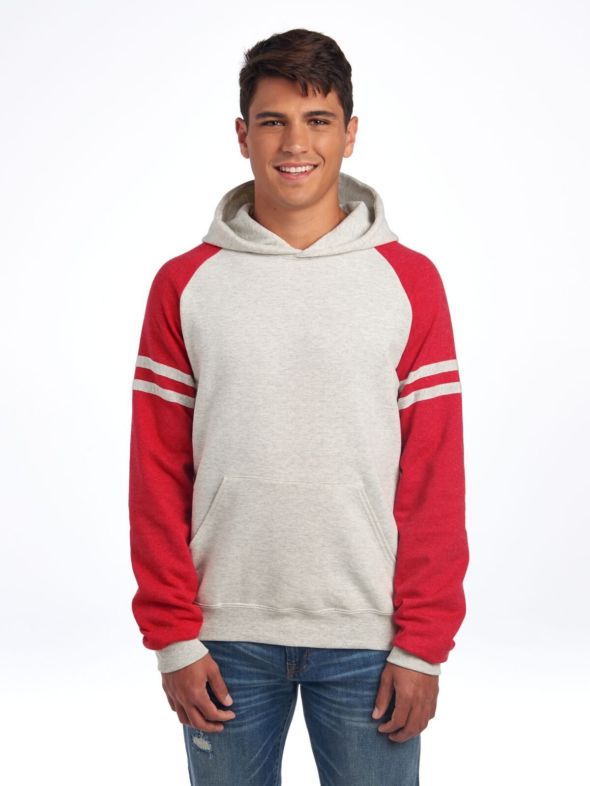 NuBlend Varsity Colour-Block Hooded Sweatshirt