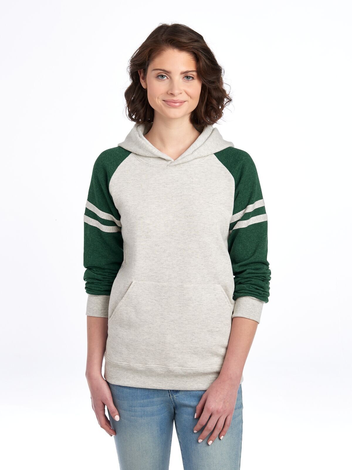 NuBlend Varsity Colour-Block Hooded Sweatshirt